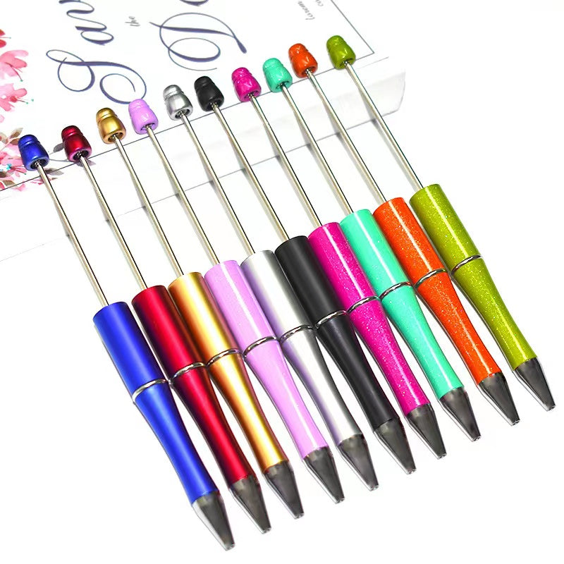 Creative ballpoint pen beaded pen