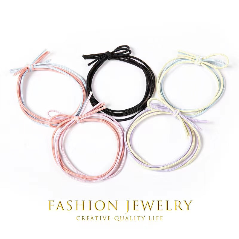 Different color mixed Hair ties